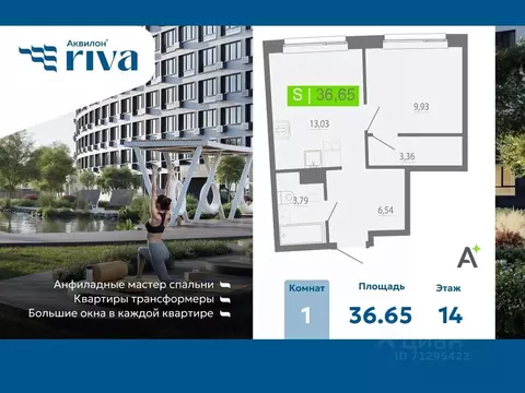 1-к кв. Ленинградская область, Мурино Всеволожский район, Урбанист ...