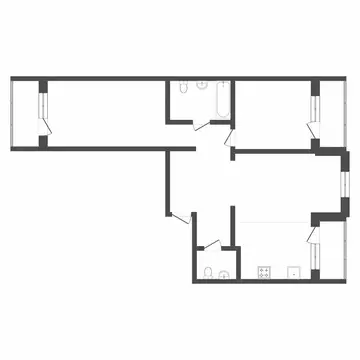 3-комнатная квартира: Тюмень, улица 50 лет Октября, 57А (78.4 м)