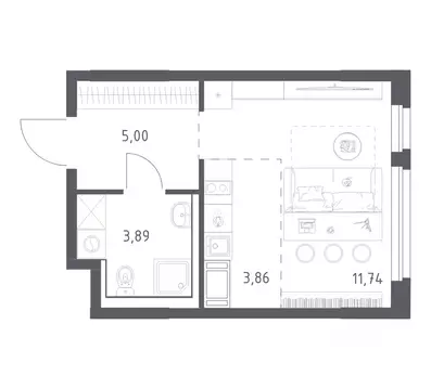 Студия Санкт-Петербург, Санкт-Петербург, Колпино Новое Колпино жилой ...