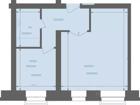 1-к кв. Хакасия, Абакан Скандия жилой комплекс (45.55 м)