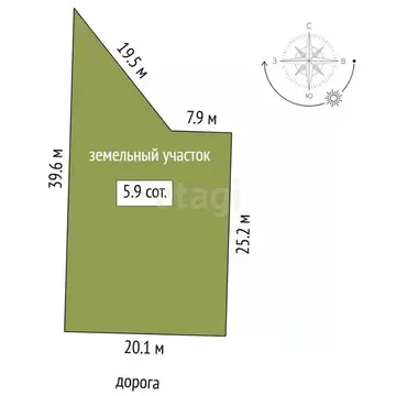 Участок в Тюменская область, Нижнетавдинский муниципальный округ, 7 ...