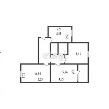 3-к кв. Белгородская область, Старый Оскол Парковый мкр, 10 (61.0 м)