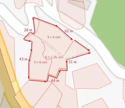 Участок в Крым, Ялта муниципальный округ, Голубой Залив пгт ул. ...