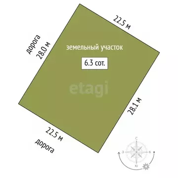 Участок в Тюменская область, Тюмень СОСН Березовое Озеро тер., ул. ...