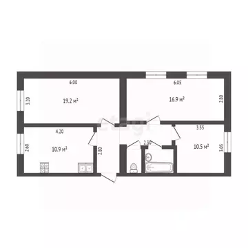 3-к кв. Тюменская область, Тюмень Утешево мкр, ул. Анатолия Замкова, ...