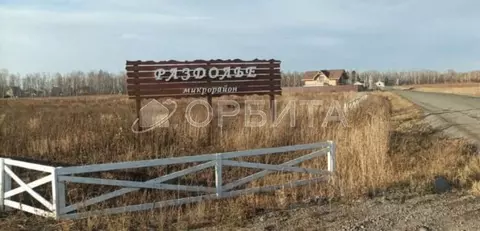 Участок в Тюменская область, Тюменский район, с. Перевалово, Раздолье ...