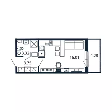 Студия Ленинградская область, Мурино Всеволожский район, просп. ...