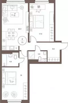 2-к кв. Пензенская область, Пенза Арбеково жилрайон, Дальнее Арбеково ...