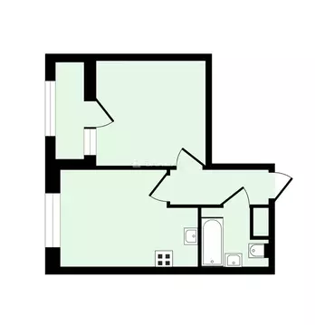 1-комнатная квартира: Санкт-Петербург, Октябрьская набережная, 40 ...