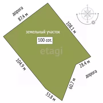 Участок в Тюменская область, Тюменский муниципальный округ, Каменское ...