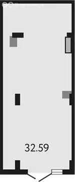 Помещение свободного назначения (32.59 м)