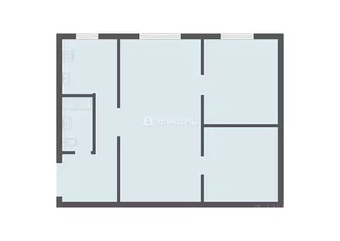 2-к кв. Тульская область, Тула Приупская ул., 21 (42.4 м)