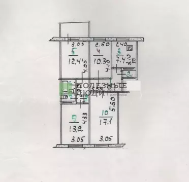 4-к кв. Орловская область, Орел ул. Розы Люксембург, 52 (75.0 м)
