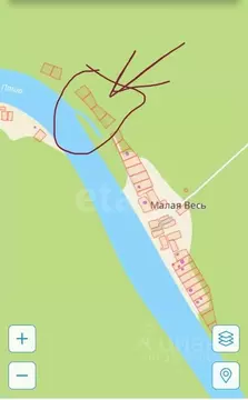 Участок в Ленинградская область, Волховский район, Пашское с/пос, д. ...