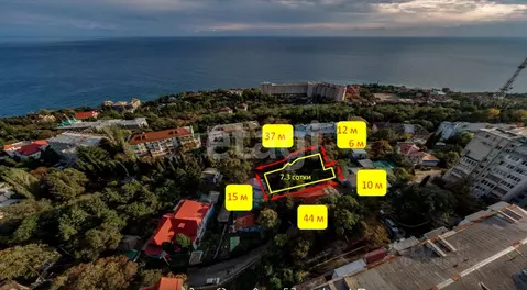 Участок в Крым, Алупка ул. Западная (7.3 сот.)