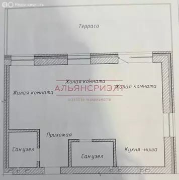 3-комнатная квартира: Кольцово, 7 (57.8 м)