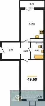 1-к кв. Воронежская область, Воронеж ул. Загоровского, 5/4 (49.6 м)