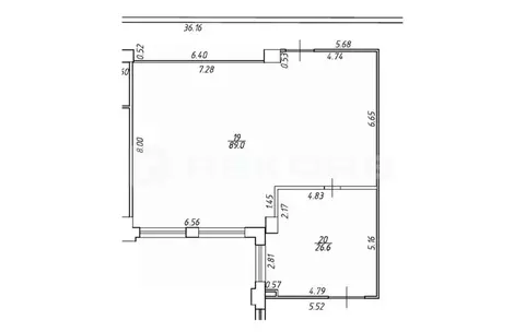 Офис в Санкт-Петербург Невский просп., 55 (161 м)