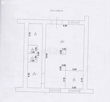 Помещение свободного назначения (96.5 м)
