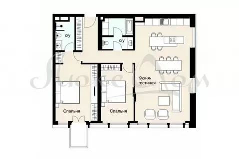 3-к кв. Москва ул. Братьев Фонченко, 1к4 (117.2 м)