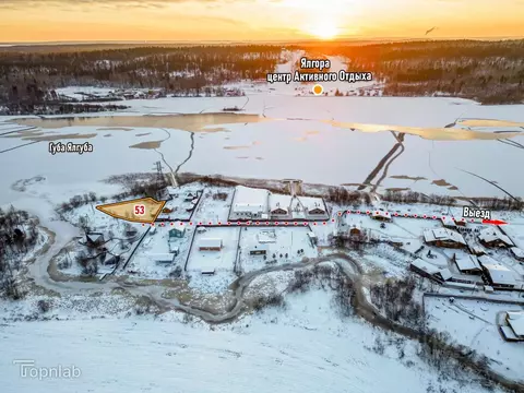 Участок в Карелия, Прионежский район, Заозерское с/пос, д. Ялгуба ул. ...