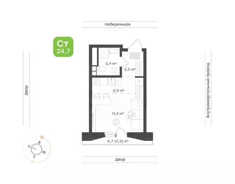 1-к кв. Свердловская область, Екатеринбург Уктус жилрайон, Cемейный ...