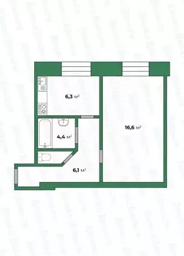 1-к кв. Кировская область, Куменский район, Нижнеивкино пгт ул. Лесная ...