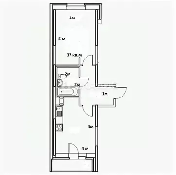 1-к кв. Крым, Феодосия муниципальный округ, с. Береговое ул. 40 лет ...