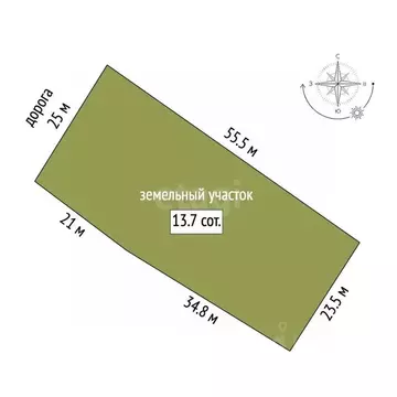 Участок в Ярославская область, Ярославский муниципальный округ, пос. ...