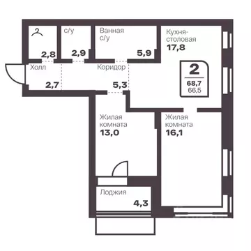 2-к кв. Челябинская область, Магнитогорск Голос Притяжение жилой ...