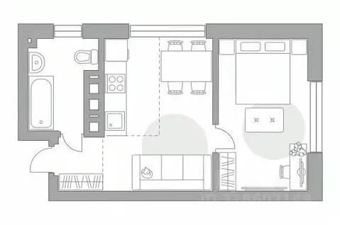 2-к кв. Башкортостан, Уфа ул. Менделеева, 158 (37.2 м)