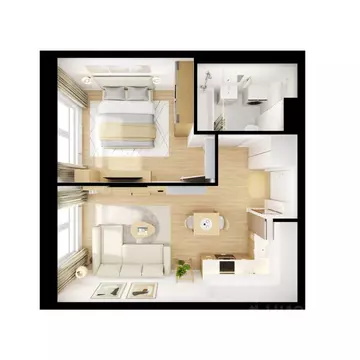 1-к кв. Москва Новоостаповская ул., 7к2 (35.91 м)