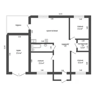 Дом в Тюменская область, Тюменский муниципальный округ, д. Ушакова ул. ...