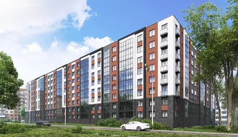 1-комнатная квартира: Калининград, улица Еловая Аллея, 5Ак2 (35 м)