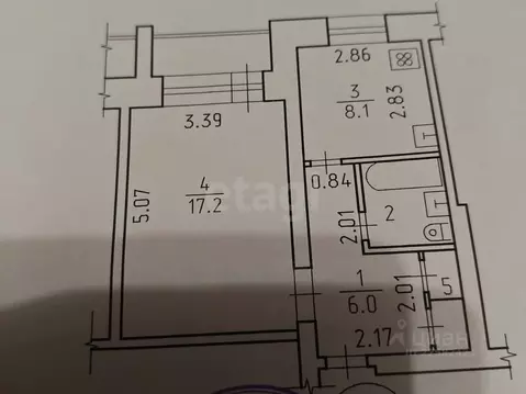 1-к кв. Удмуртия, Ижевск ул. Тимирязева, 13 (35.7 м)
