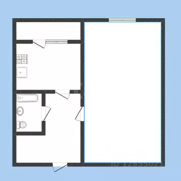 1-к кв. Костромская область, Кострома ул. Ленина, 92Б (36.4 м)