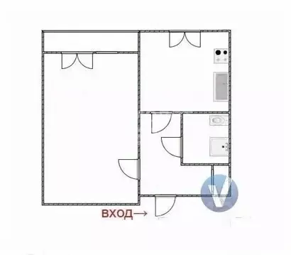 1-к кв. Омская область, Омск ул. Николая Худенко, 5 (36.0 м)