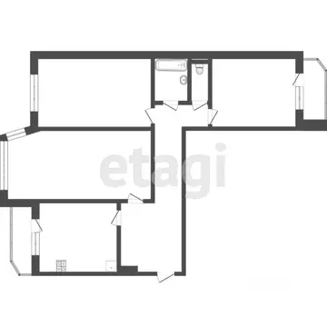 3-к кв. Тюменская область, Тюмень ул. 50 лет Октября, 80 (97.0 м)