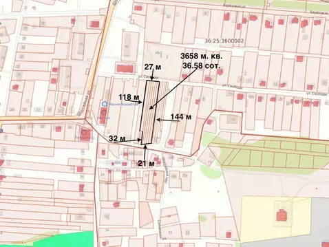 Участок в Воронежская область, Рамонский район, с. Новоживотинное ...
