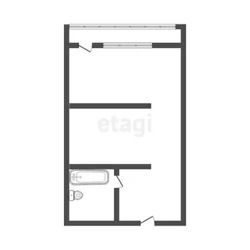 Квартира-студия: Иркутск, Байкальская улица, 234В (25 м)