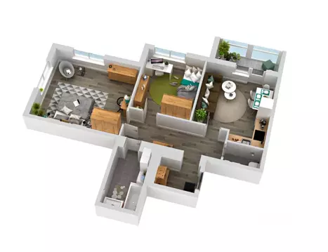 3-к кв. Кировская область, Киров ул. Капитана Дорофеева, 24 (76.0 м)