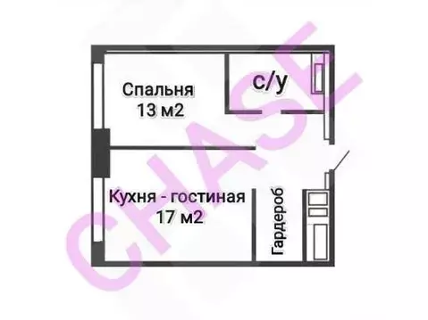 1-комнатная квартира: Москва, улица Нижние Мнёвники, 16к5 (43.4 м)