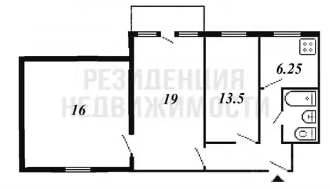 3-к кв. Самарская область, Самара Революционная ул., 147 (63.5 м)