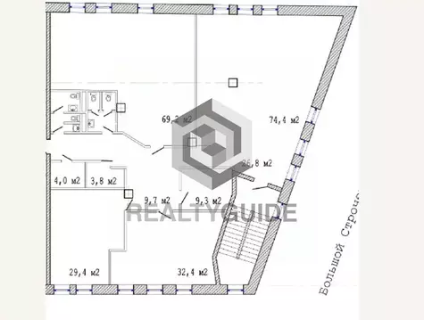 Офис в Москва ул. Щипок, 9/26С1 (287 м)