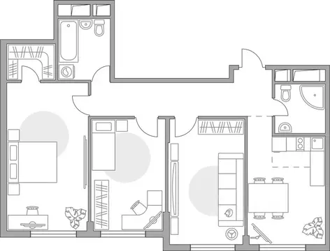 4-к кв. Московская область, Красногорск Опалиха мкр, ул. Береговая, 1 ...