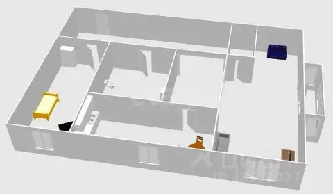 2-к кв. Сахалинская область, Холмск ул. Александра Матросова, 6А (41.0 ...