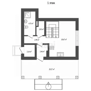 Дом в Марий Эл, Йошкар-Ола Тюльпан СНТ, 131 (80 м)