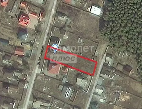 Участок в Свердловская область, Белоярский пгт ул. Коминтерна, 20 ...