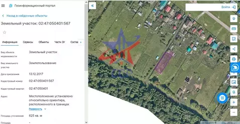 Участок в Башкортостан, Уфимский район, Жуковский сельсовет, д. ...