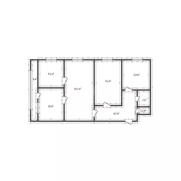 4-комнатная квартира: Каспийск, улица М. Халилова, 1 (68 м)